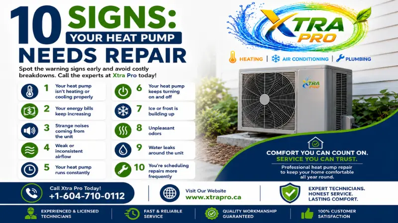 10 Signs:your heat pump needs repair