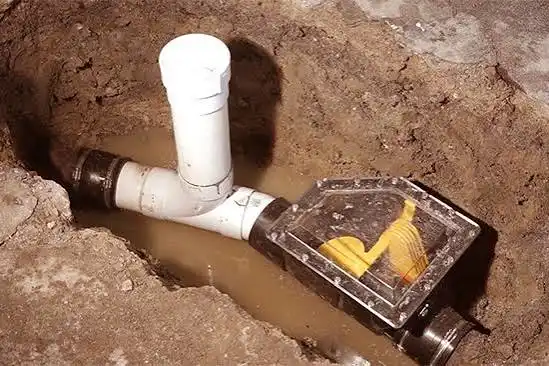 Sewer backwater valve installed to prevent sewage backup - xtraPro